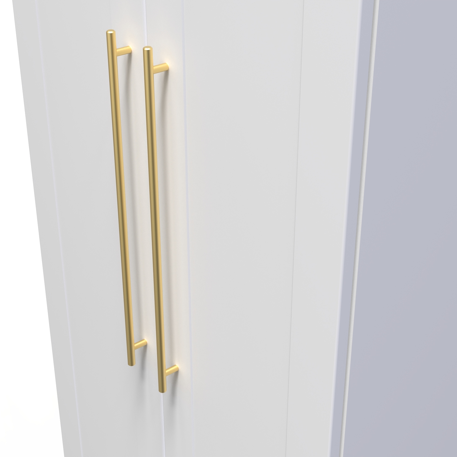 Haworth Ready Assembled Tall Plain Wardrobe - White Ash