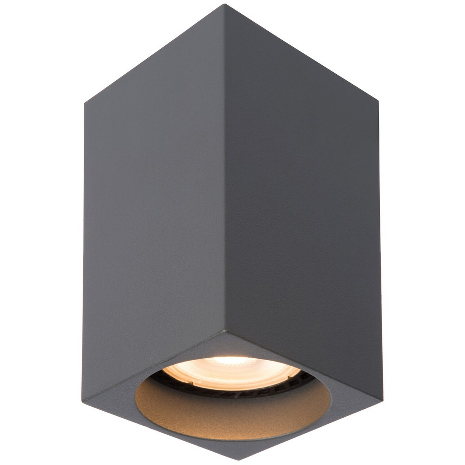 Delto Modern Surface Mounted Ceiling Spotlight Black - Grey 0 4kg