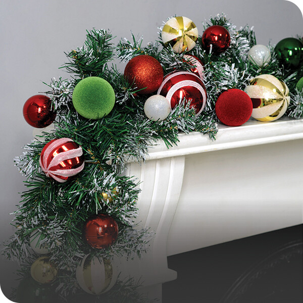 christmas, garlands, decor