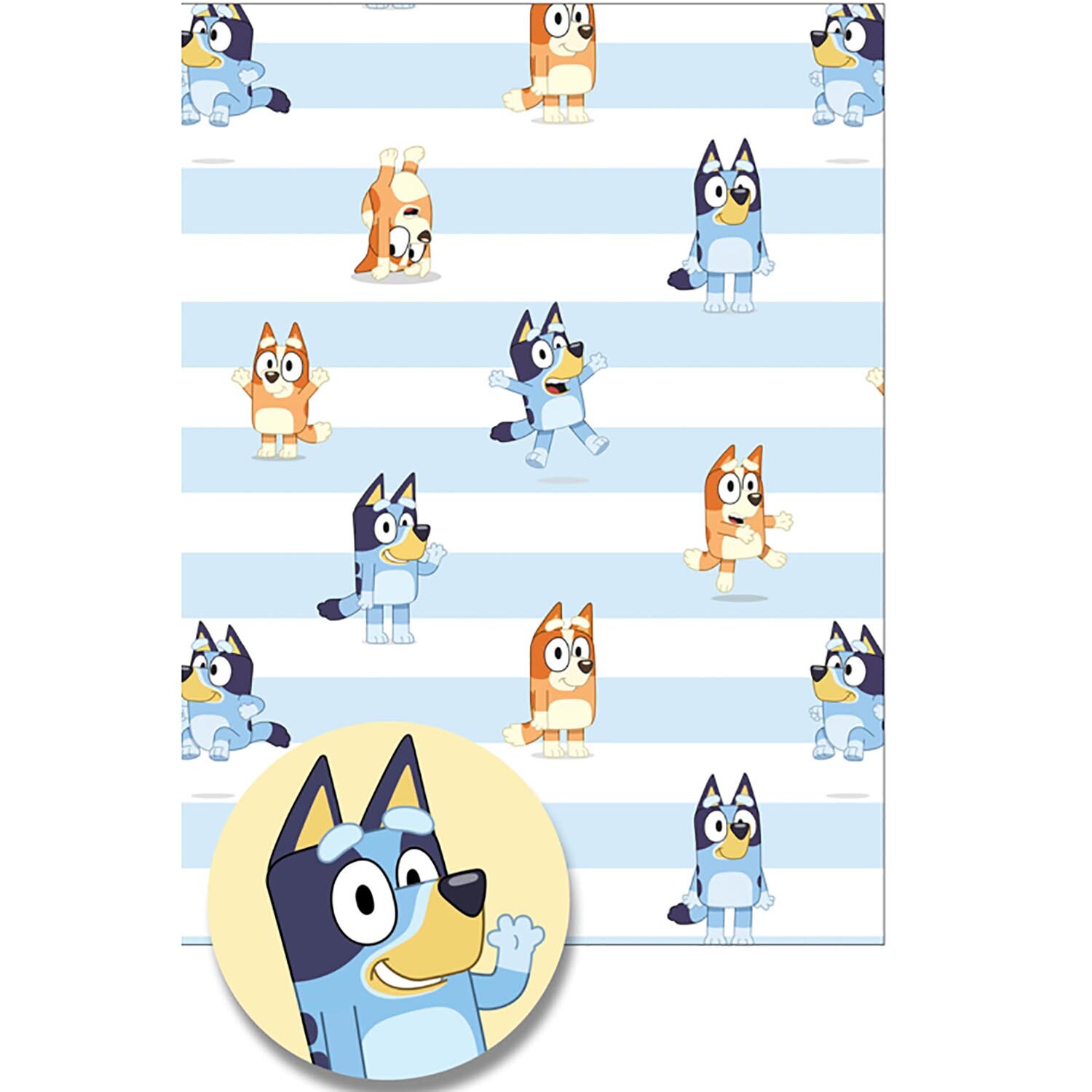 Bluey Wrapping Paper, 2 Sheets 2 Tags, 70cm x 50cm | Birthday Gift Wrap, Children's - Image 5