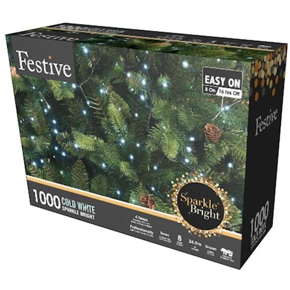 White Festive Sparkle Lights