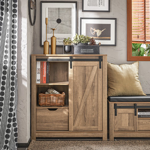 Storage Cabinet with Sliding Door