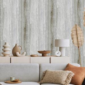 Vertical Metallic Marble Wallpaper