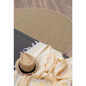 Green Nature Collection Circle Geometric Outdoor Rug shot 5097102