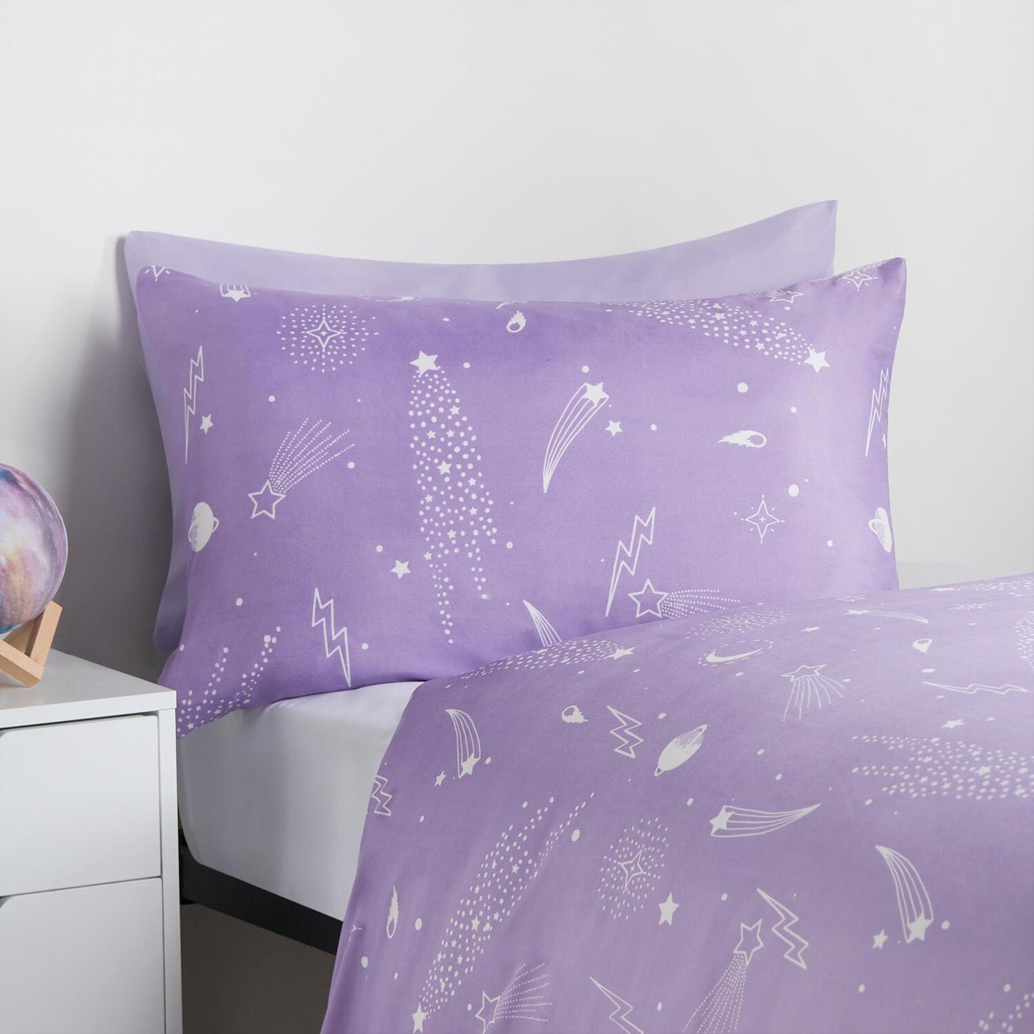 Metero Star Pattern Print Duvet Cover Bedding Set