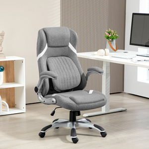 Vinsetto Fabric Executive Office Chair with Adjustable Lumbar Support