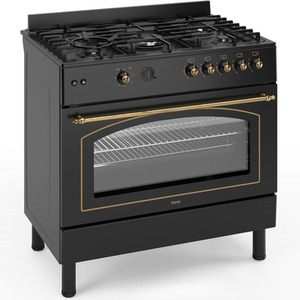 90cm Gas Range Cooker Double Turbo Fan 5 Burner 2
