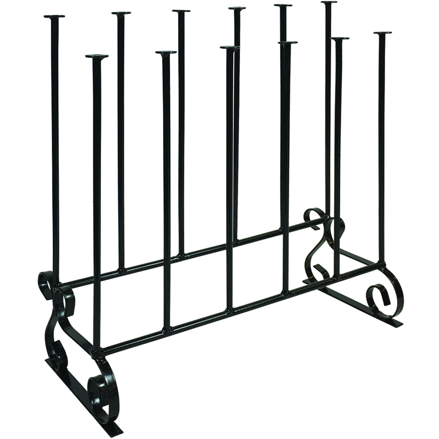 Wellington Boot Stand - 6 Pair - Black