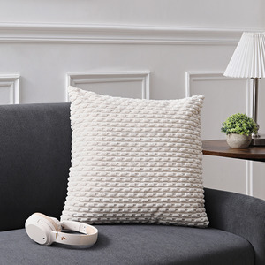 Corduroy Throw Pillow with Pillow Insert
