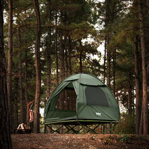 Outdoor Camping Tent 3-in-1 Tent 2-Person Camping Cot Practical