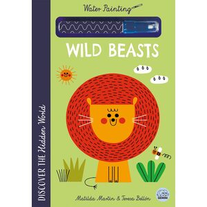 Hidden World - Water Painting Wild Beasts Book