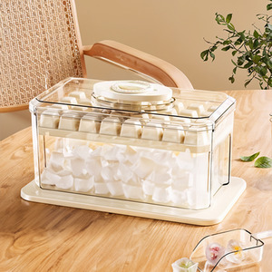 Lifeideas 32-Grid Plastic Ice Cube Mold Box with Scoop