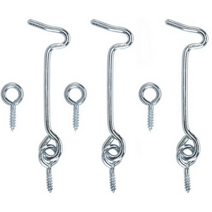 Galvanised Hook and Eye Set