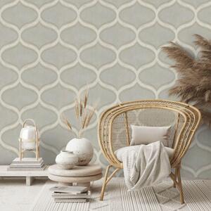 Curve Robins Egg Trellis Pattern Wallpaper
