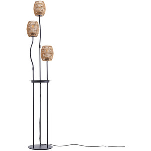 Lifeideas 3-Light Rope Shade Floor Lamp