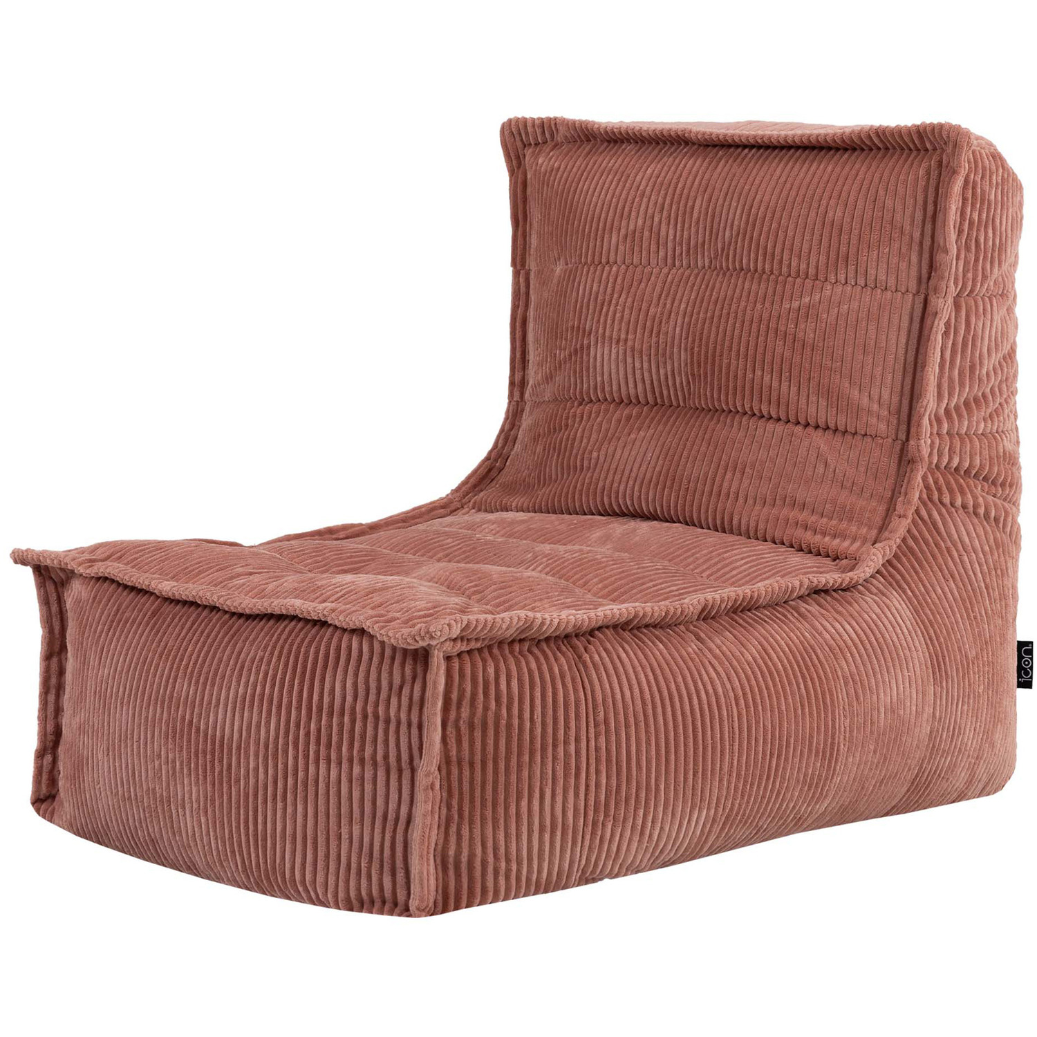 Adult And Kids Scandi Corduroy Bean Bag Set - Dawn Pink