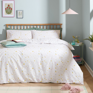 Multicoloured / Single Cottage Garden Reversible Printed Duvet Cover Set shot 11296528
