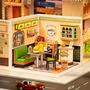 Panda Hot Pot, Modern Miniature Model Kit Desk Decor For Collectors