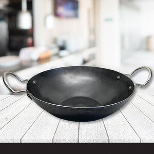 Buckingham Iron Karahi Traditional Cooking Wok Dish