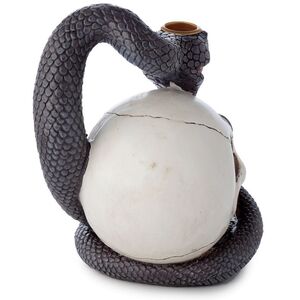 Snake and Skull Backflow Incense Burner