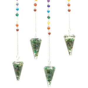 Orgonite Power Chakra Pendulum Aventurine