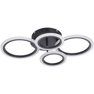 4 Light Ring Adjustable LED Ceiling Light with Remote Control