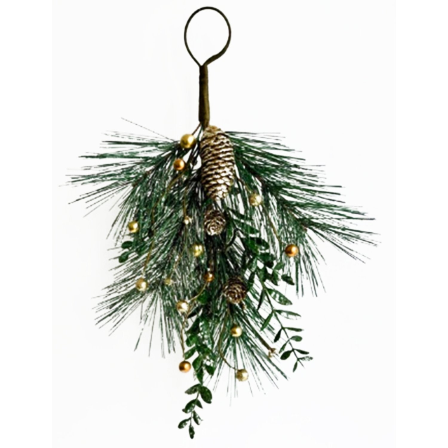 Image of Christmas Soft Gold Teardrop Swag with&hellip;