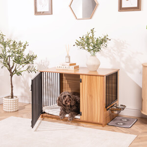 Medium Wooden Dog Crate