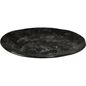Hygge Black Marble Effect Pizza Plate