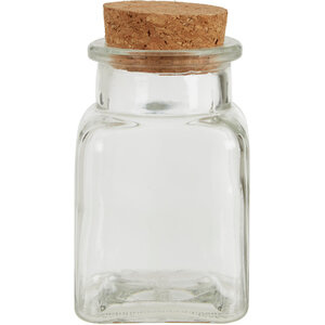 Tromso Set of 6 Square Small Glass Jars