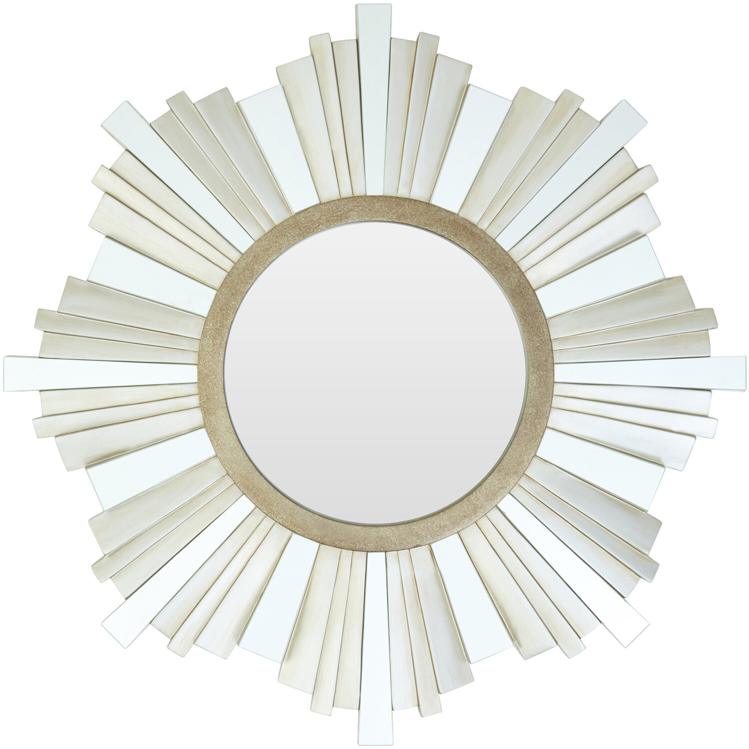 Shayla Grey Wall Mirror - Silver