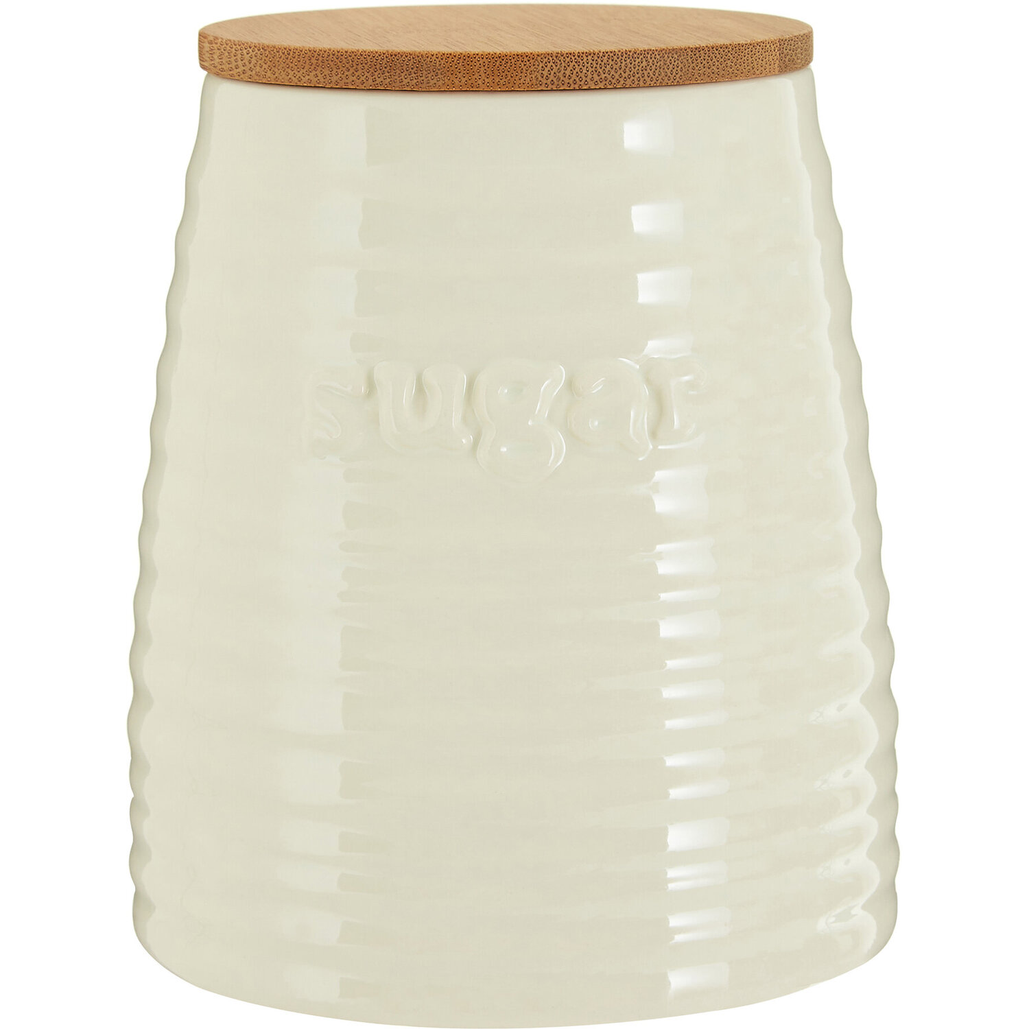 Winnie Cream Dolomite Sugar Canister - Cream
