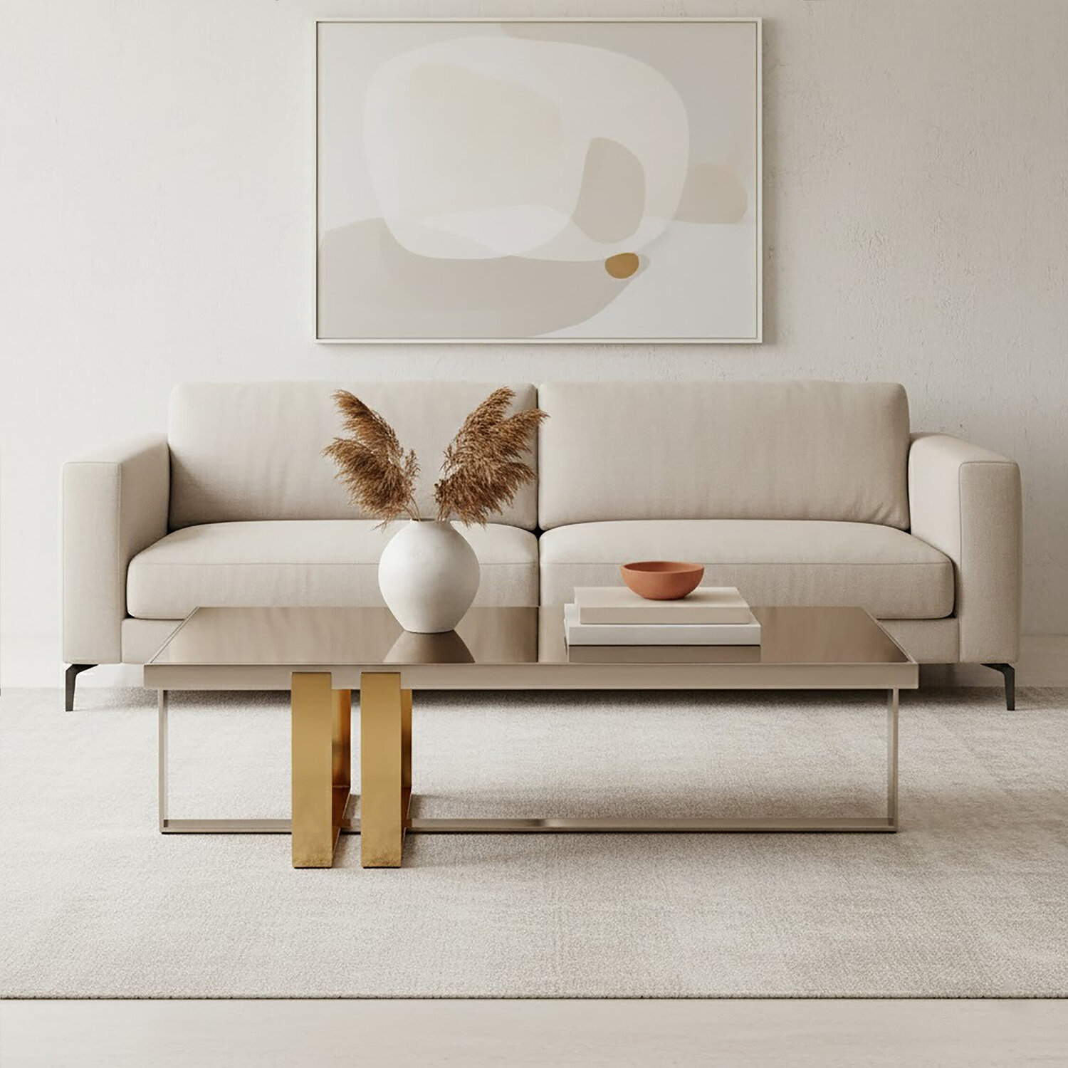 Demas Coffee Table - Gold