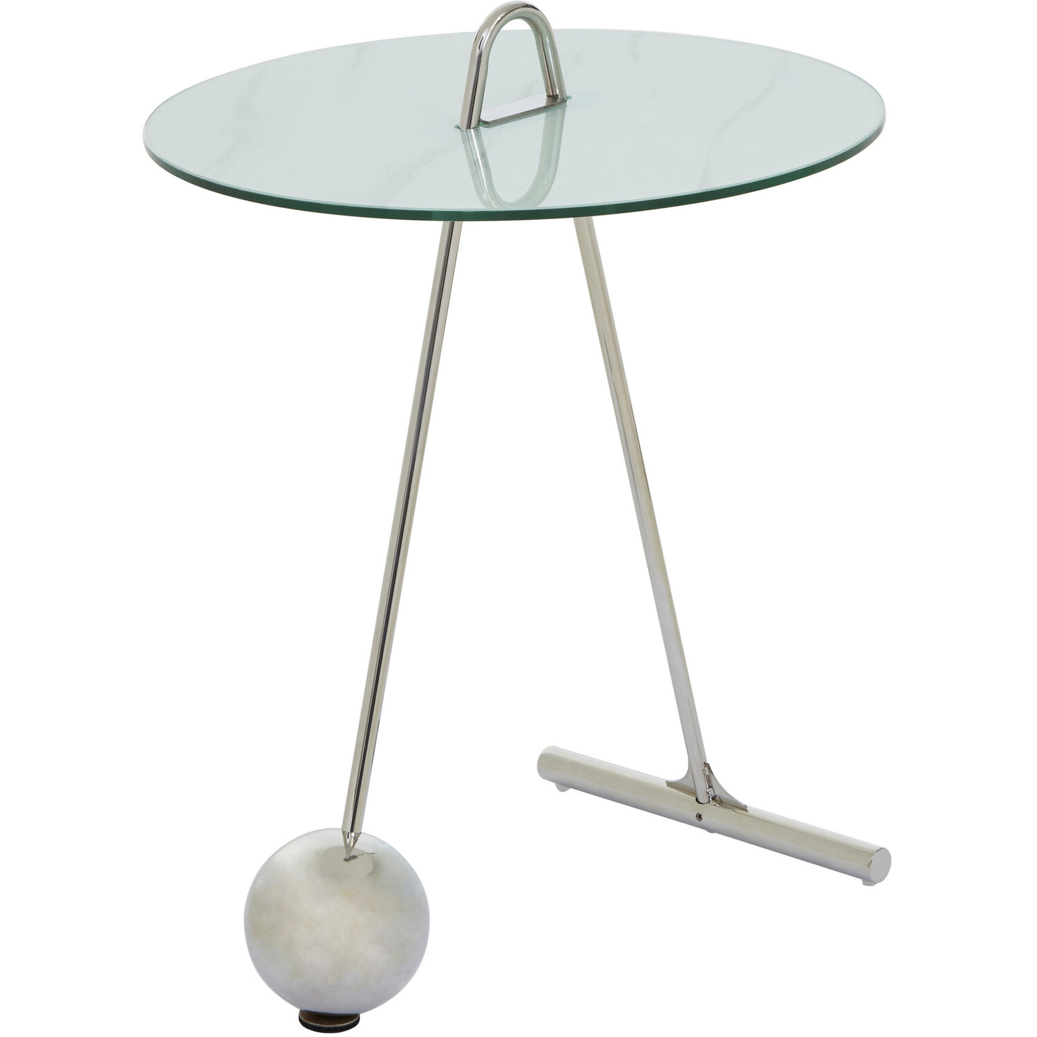 Fifty Five South Oria End Table - Silver