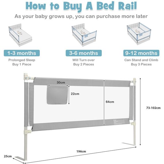 Toddlers Bed Rail