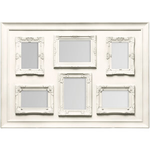 Maren Cream Contemporary 6 Photo Frame