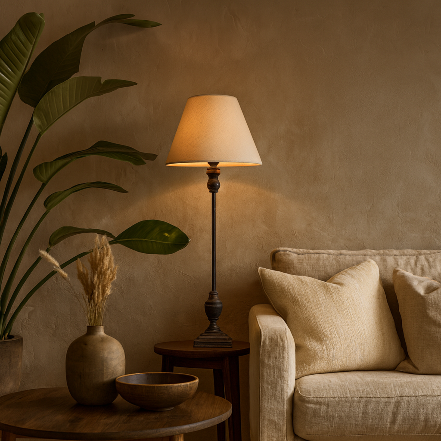 Image of Mossfern Slim Table Lamp with Neutral&hellip;