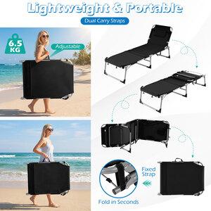 Tanning Chair with Face Arm Holes