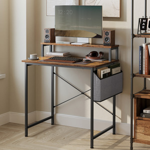 VASAGLE Computer Desk with Monitor Riser