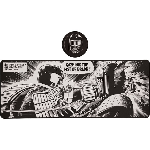 2000 AD Judge Dredd XL Desk Pad and Coaster Set
