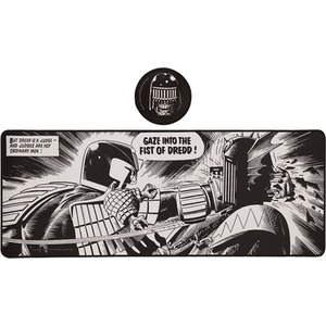 2000 AD Judge Dredd XL Desk Pad and Coaster Set
