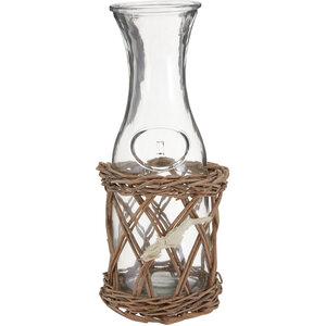 Country Cottage Carafe with Willow Basket