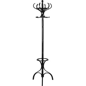 Kennedy Black Finish Floor Standing Coat Stand
