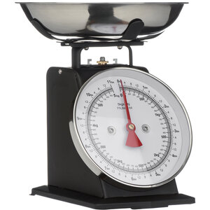 Olivier 5kg Matt Black Retro Kitchen Scale