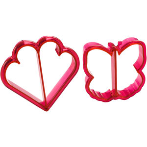 Sucre Butterfly and Heart Sandwich Cutters