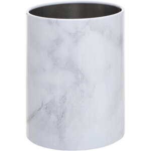 Easton White Marble Effect Utensil Holder