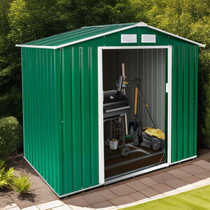 Shed with Saddle Roof