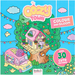 Cozy Town Colouring Book