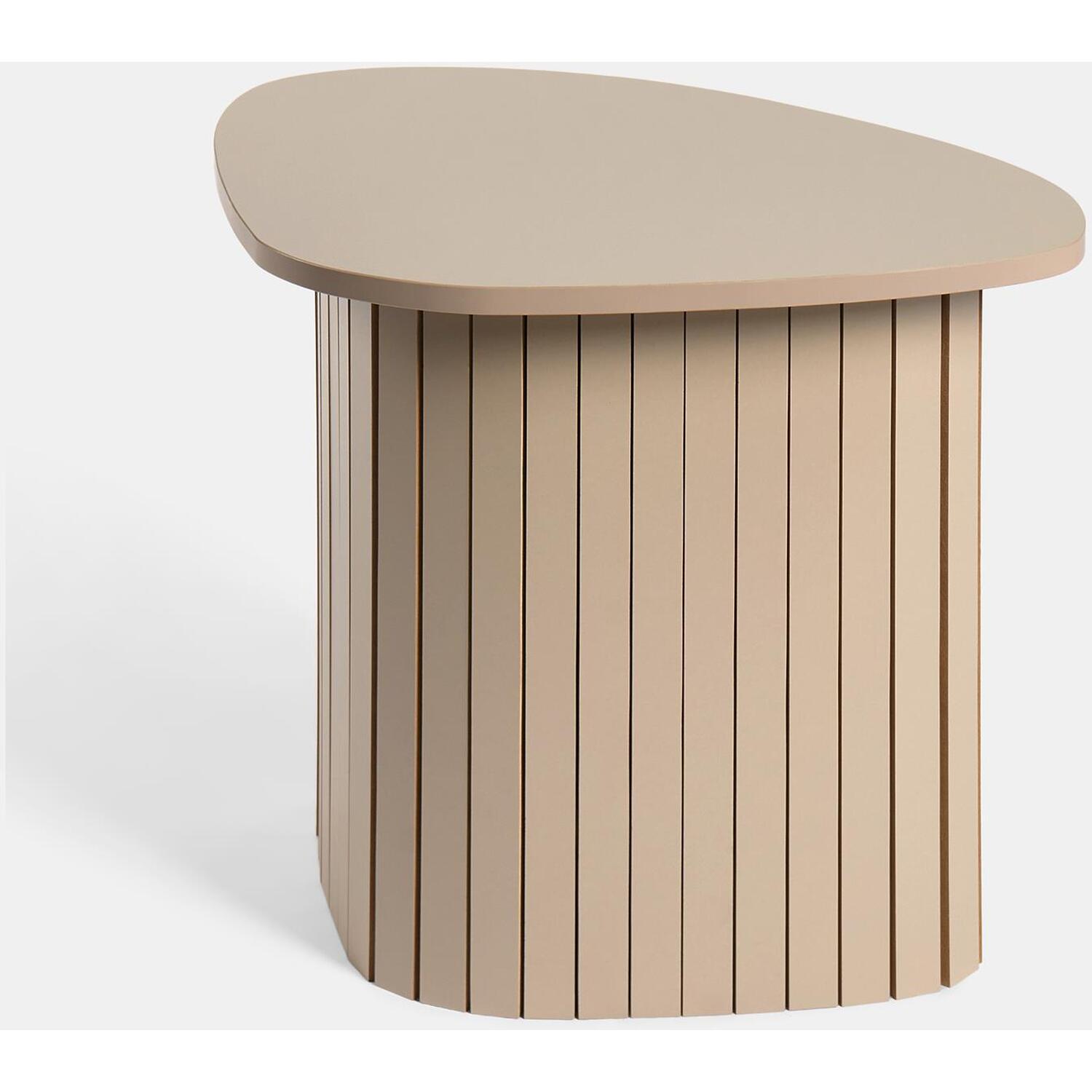 Ohs Madison Ribbed Side Table - Natural
