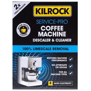 Kilrock Service-Pro Coffee Machine Descaler & Cleaner 150Ml (Pack Of 2)